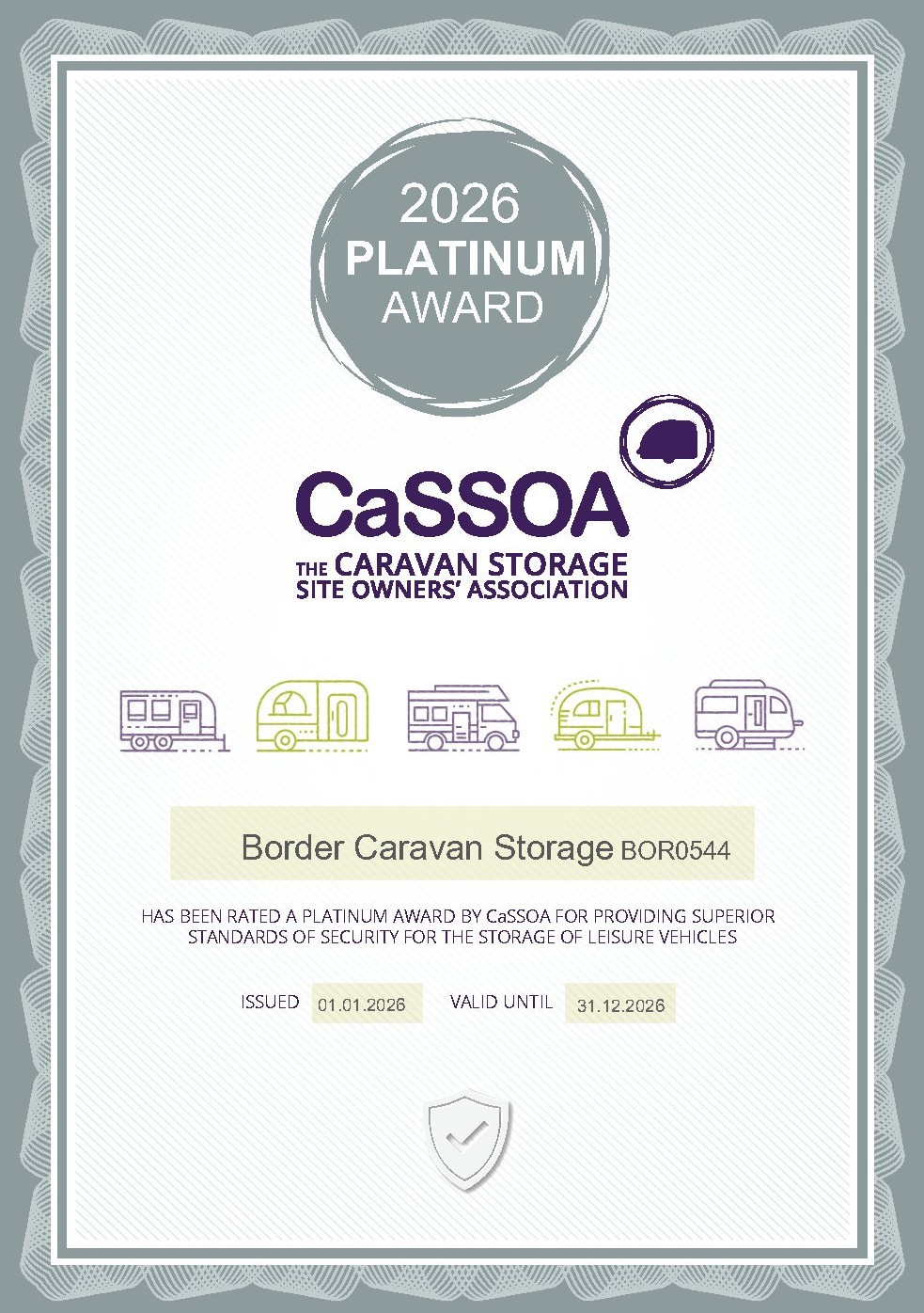 Border Caravan Storage